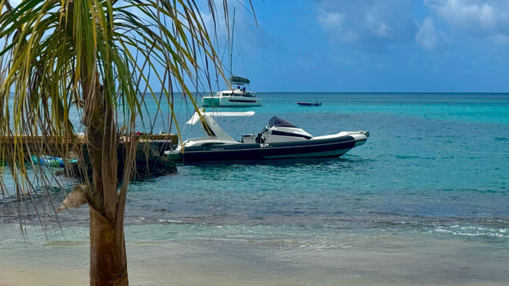 Luxury Yachts at Chatham Bay, Union Island